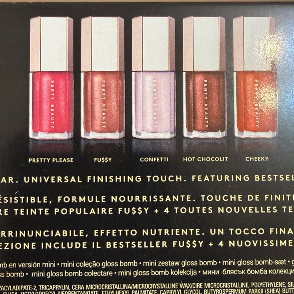 Fenty Beauty Lipstick Set - Pink, Brown, Orange Shades - Picture 2 of 4